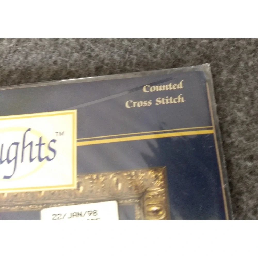 Dimensions Counted Cross Stitch Kit 1997 Guardian Angel Treasured Thoughts 72430